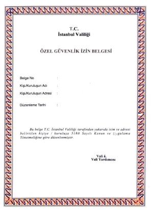 ÖZEL GÜVENLİK İZİN BELGESİ NASIL ALINIR?